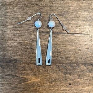 RLM Studio Elegant Sterling Silver Drop Earrings